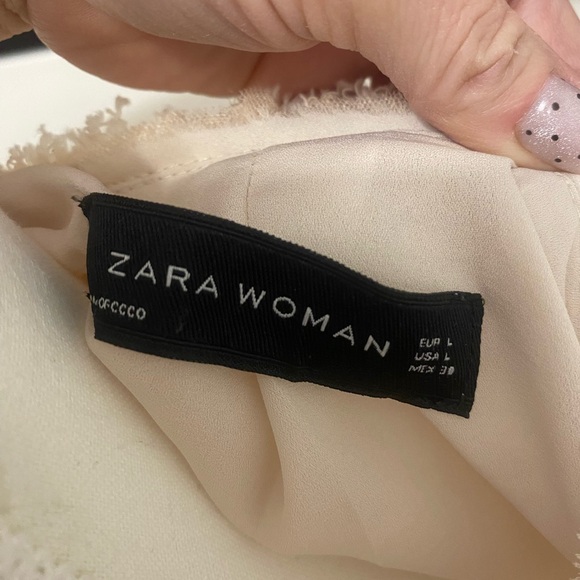 Zara Cream Textured Cardigan - Picture 3 of 5
